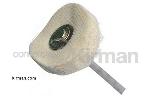 Imagen de Disco montado de tela blanca