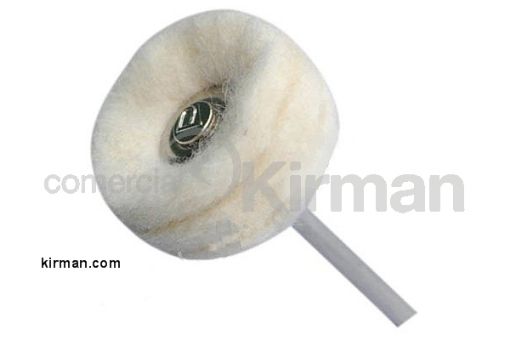 Imagen de Disco montado de fibra blanca de Ø 22 mm y eje de 2.35 mm