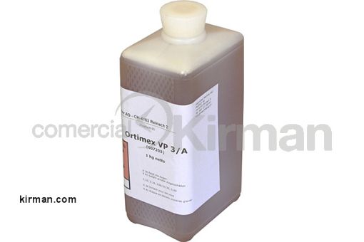 Imagen de Solución de limpieza Ortimex VP 3/A para lavadoras 1 litro Ref: 019107