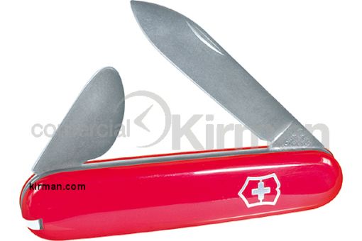 Imagen de Navaja con dos hojas para abrir fondos a presión con mango de plástico - MSA 07.006-01