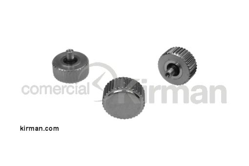 Imagen de Corona con doble junta sumergible con cuello cromada R90 Ø 5.00 T 200 mm