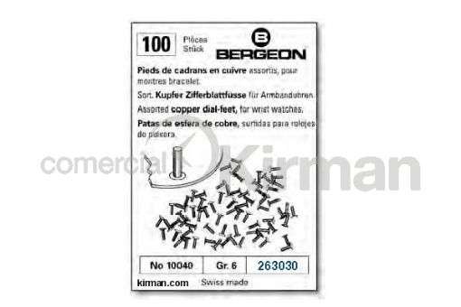 Imagen de Surtido Bergeon de 100 patas de esfera para relojes de pulsera - 10040