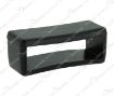 Imagen de Trabilla negra para correas de PVC de 24 mm.