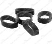 Imagen de Trabilla negra para correas de piel de 10 mm