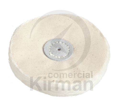Imagen de Disco de algodón beige de Ø 125 mm - 50 telas