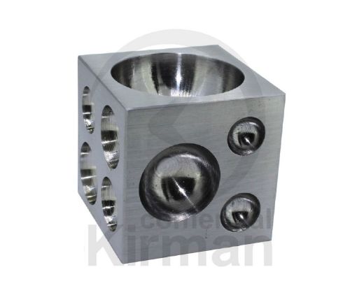 Imagen de Bloque de embutir de acero con base cuadrada 50 x 50 mm.