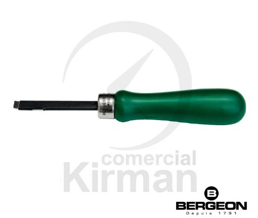 Imagen de Abridor de fondos Bergeon con espigón - 6484-G  para zurdos