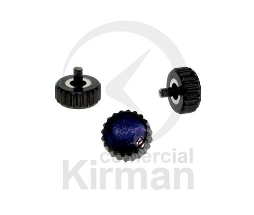 Imagen de Corona sumergible con cuello negra R90 Ø 8.50 T 2.50 mm