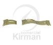 Imagen de Cierre dorado IPG para armis con pulsador fijación 17 mm. cierre 18 mm