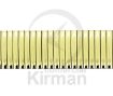 Imagen de Armi Standard dorado extensible con terminal recto de 20/17 mm y longitud de 160 mm Ref: A-155
