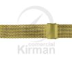 Imagen de Armi Standard dorado de malla con terminal recto de 16/14 mm y longitud de 180 mm Ref: A-239/16