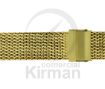 Imagen de Armi Standard dorado de malla  con terminal recto de 20/18 mm y longitud de 180 mm Ref: A-239/20