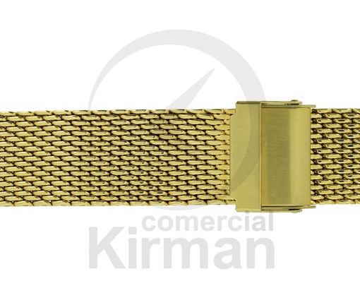 Imagen de Armi Standard dorado de malla  con terminal recto de 20/18 mm y longitud de 180 mm Ref: A-239/20