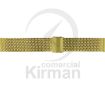 Imagen de Armi Standard dorado de malla  con terminal recto de 20/18 mm y longitud de 180 mm Ref: A-239/20
