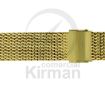 Imagen de Armi Standard dorado de malla con terminal recto de 22/20 mm y longitud de 180 mm Ref: A-239/22