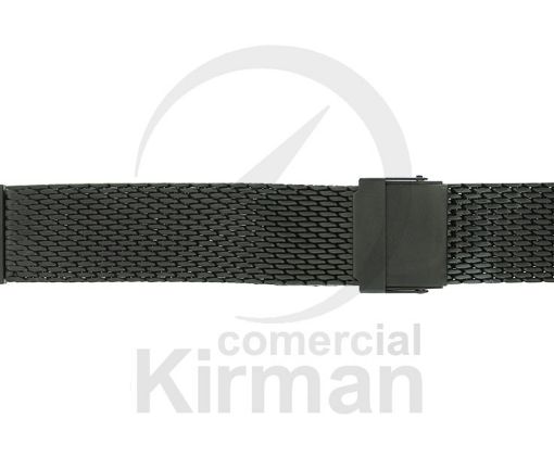 Imagen de Armi Standard negro de malla con terminal recto de 18 mm y longitud de 180 mm Ref: A-240/18