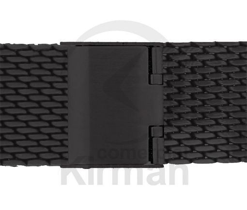 Imagen de Armi Standard negro de malla con terminal recto de 24/22 mm y longitud de 180 mm Ref: A-240/24