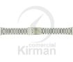 Imagen de Armi Standard de acero con terminal recto de 20/18 mm, longitud de 165 mm y cierre de seguridad Ref: A-32