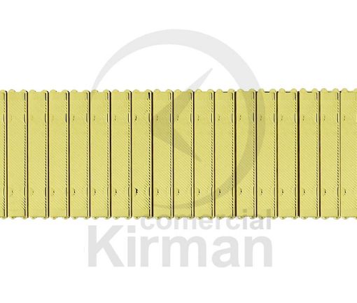 Imagen de Armi Standard dorado extensible con terminal recto de 20/18 mm y longitud de 160 mm Ref: A-71