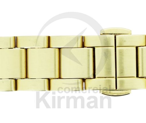Imagen de Armi Premium dorado con terminal tipo RX de 20 mm, longitud de 165 mm y cierre deployante Ref: A-242/20