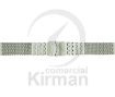 Imagen de Armi Premium de acero de malla milanesa con terminal recto de 22 mm, longitud de 210 mm y cierre de seguridad Ref: A-243/22