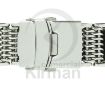Imagen de Armi Premium de acero de malla milanesa de 22 mm, longitud de 190 mm y cierre de seguridad Ref: A-244/22