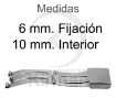 Imagen de Cierre de acero fijación 6 mm. cierre 10 mm