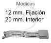 Imagen de Cierre de acero fijación 12 mm. cierre 20 mm