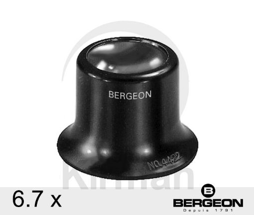 Imagen de Lupa clásica estándar Bergeon de baquelita nº 1.5 de 6.7 x - 4422-1.5