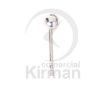 Imagen de Pendiente de bola con palillo Ø 4 mm. Plata 925