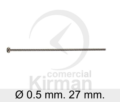 Imagen de Remache con media bola 27 mm. (Ø 0.5 mm.) Plata 925