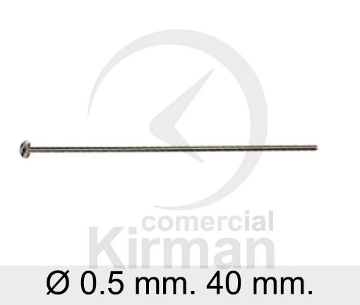 Imagen de Remache con media bola 40 mm.  (Ø 0.5 mm.) Plata 925