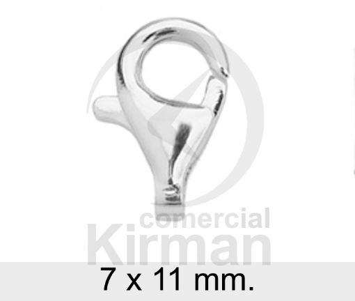 Imagen de Mosquetón lágrima 7 x 11 mm Plata 925
