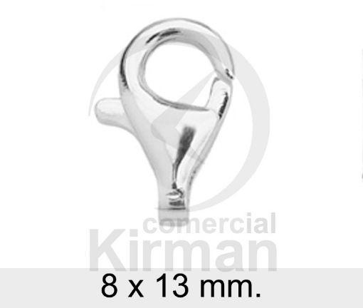 Imagen de Mosquetón lágrima 8 x 13 mm Plata 925