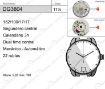 Imagen de Movimiento de pulsera mecánico DG3804
