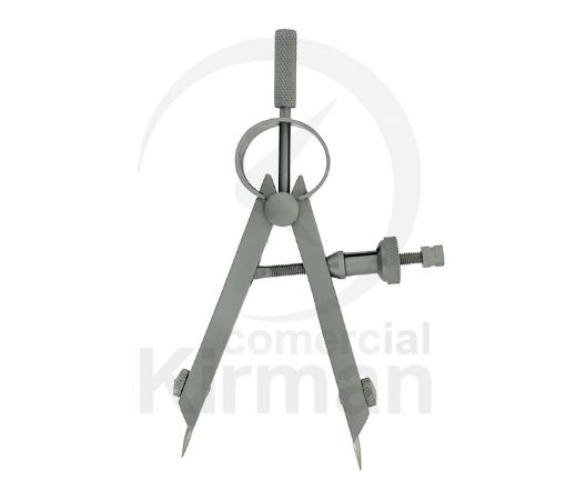 Imagen de Compás ajustable de acero con puntas cambiables