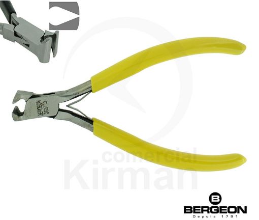 Imagen de Alicate Bergeon de acero de corte frontal - 2627-13