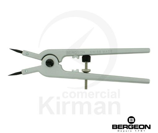 Imagen de Alicate Bergeon de aluminio para sacar y apretar pasadores - 6618