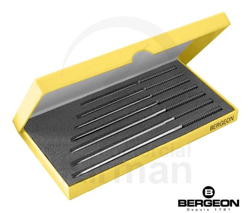 Imagen de Surtido de 7 escariadores Bergeon con mango de PVC - 30544-A-P