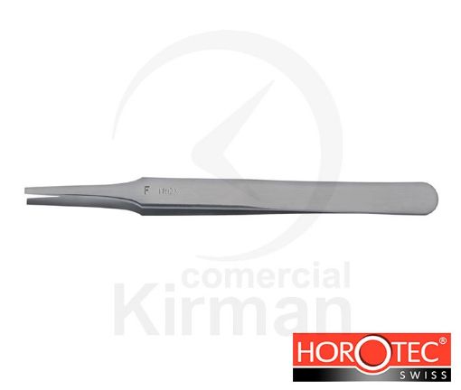 Imagen de Pinza Hotorec F de acero inoxidable con puntas planas para enderezar agujas de 115 mm - MSA 12.301-F