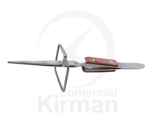 Imagen de Pinza de acero con base de apoyo para soldar