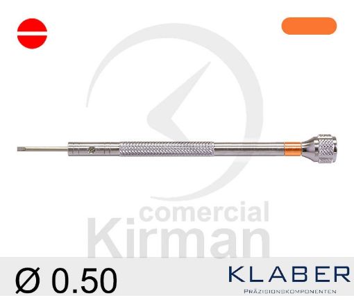Imagen de Destornillador  Klaber de punta plana de 0.50 mm