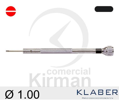 Imagen de Destornillador Klaber de punta plana de 1.00 mm