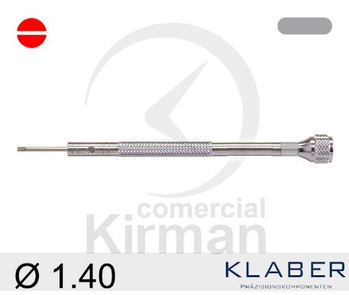 Imagen de Destornillador Klaber de punta plana de 1.40 mm