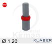 Imagen de Mecha Klaber plana para destornillador de precisión de 1.20 mm