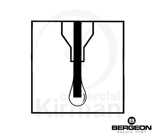 Imagen de Aceitador automático Bergeon rojo - 7719-2A