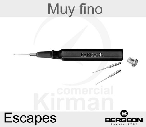 Imagen de Aceitador de plástico negro para escapes Bergeon con punta muy fina - 5423-A