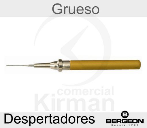 Imagen de Aceitador dorado para relojes de pared y despertadores Bergeon con punta gruesa - 2329-DP
