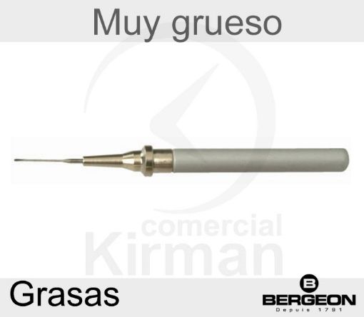 Imagen de Aceitador plateado para grasas Bergeon con punta muy gruesa - 2329-EP