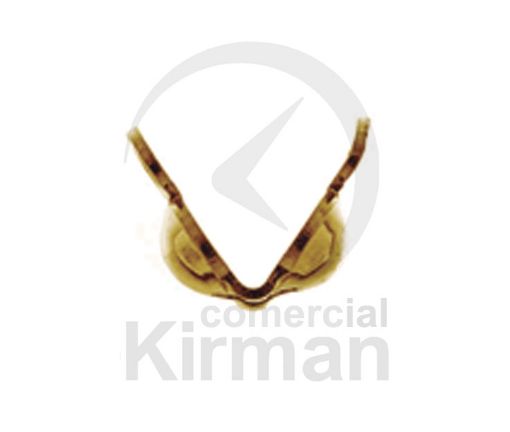 Imagen de Tapanudos 6 mm. Plata chapada en oro